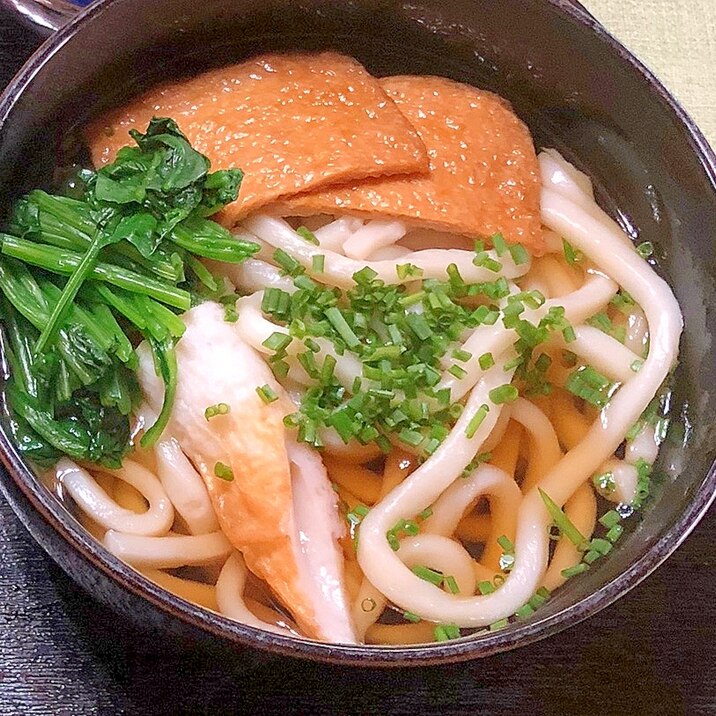 白だしで作る！基本のおうどん